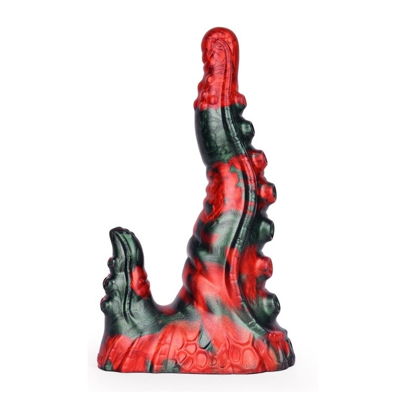 MONSTERED Gode Bukolix 16 x 5cm Noir et Rouge